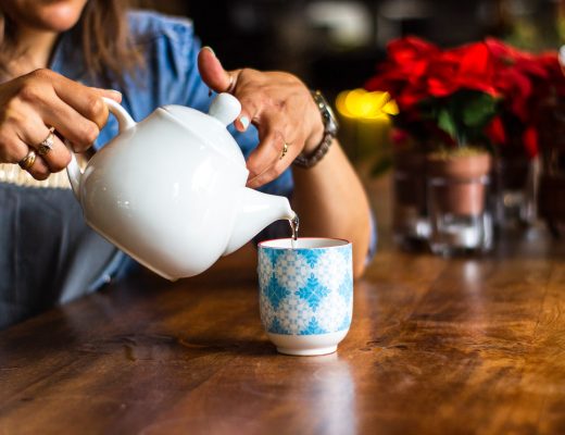 image of teapot and a cup of tea