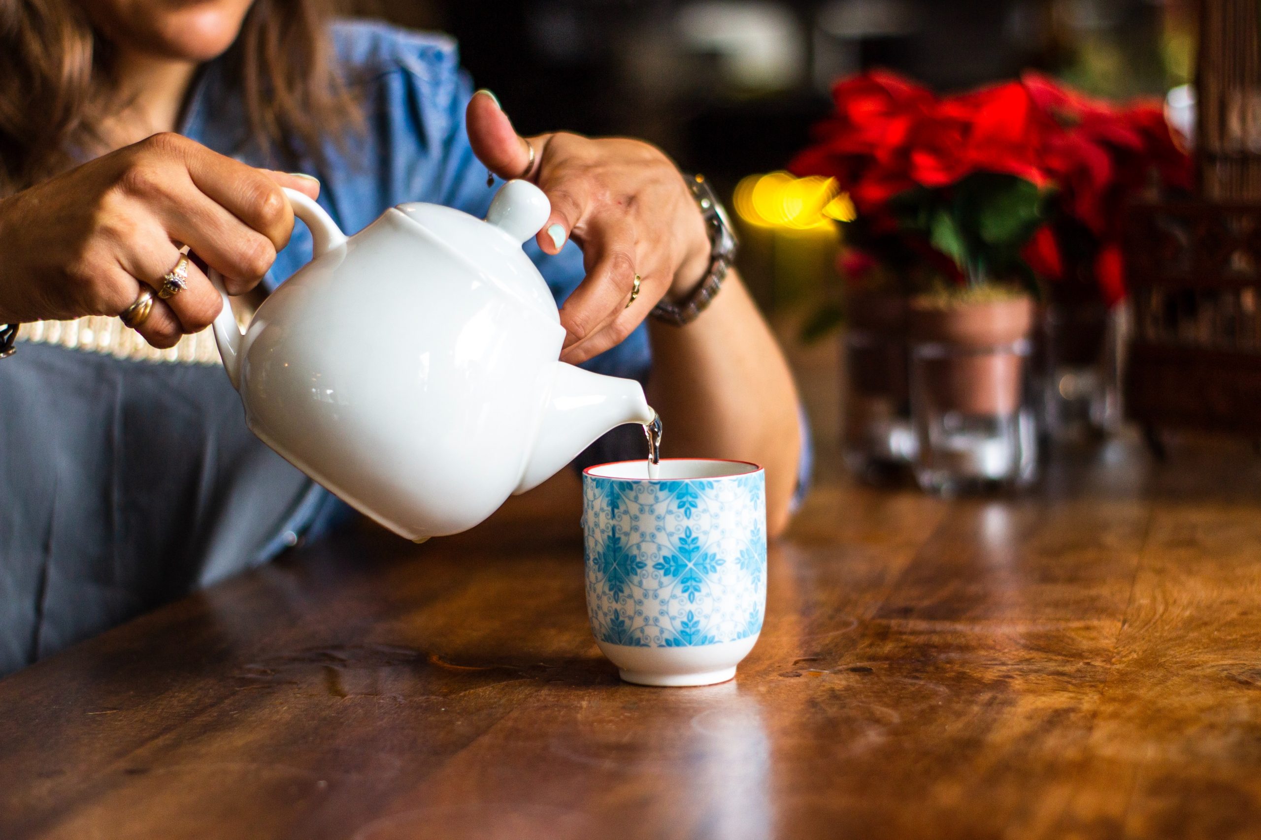 image of teapot and a cup of tea