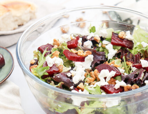 goats cheese and beetroot salad