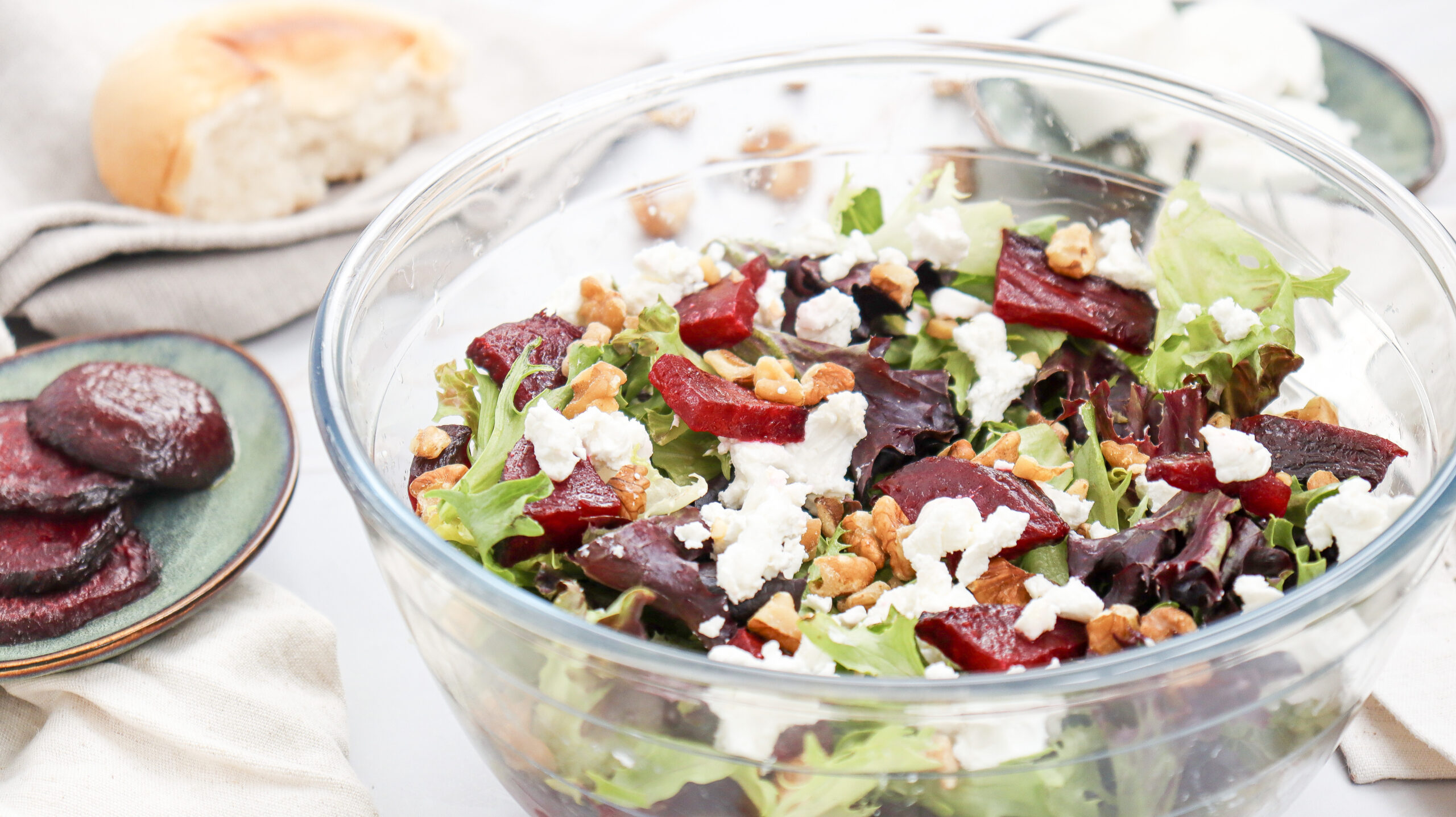 goats cheese and beetroot salad